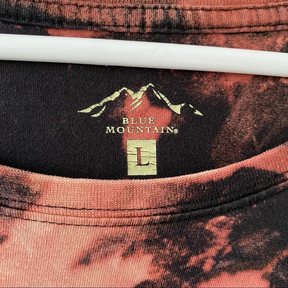 128. Blue Mountain Long Sleeve Tie Dye Shirt - Picture 3 of 7